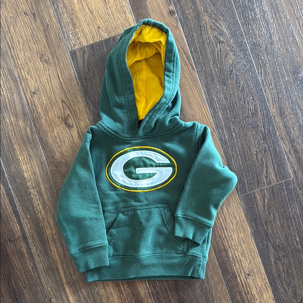 NFL Green Bay Packers Sweatshirt Green and Yellow